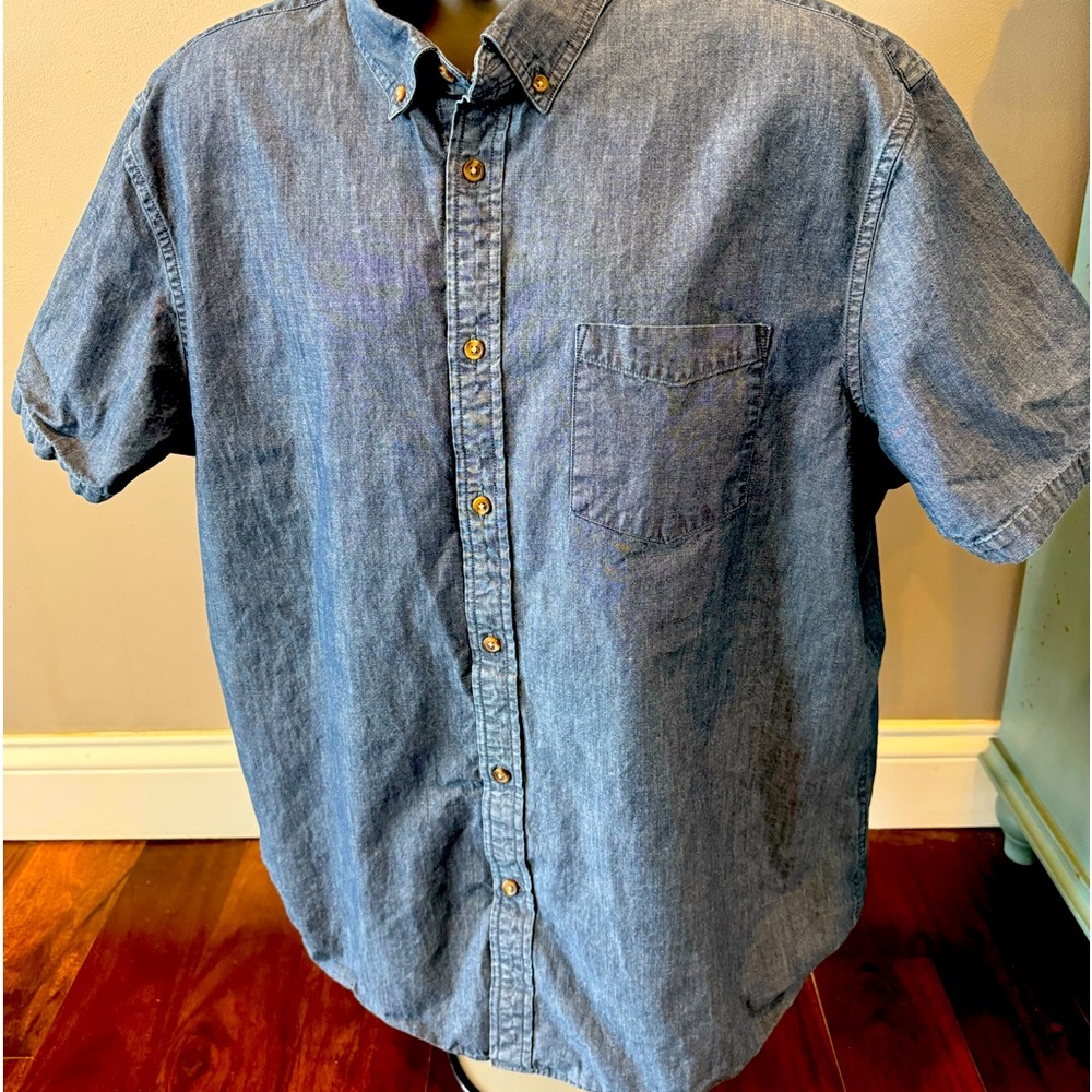 Banana Republic chambray Button down XXL